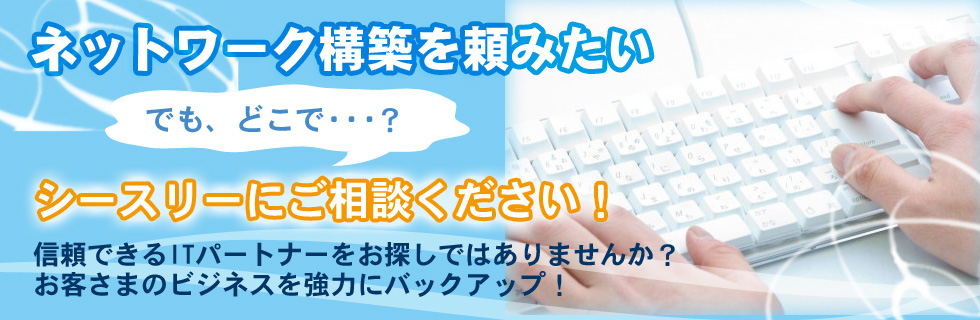 ネットワーク構築を頼みたい～ウイルス対策、迷惑メール対策、標的型攻撃対策や拠点間接続・リモートアクセスなど幅広く対応します～